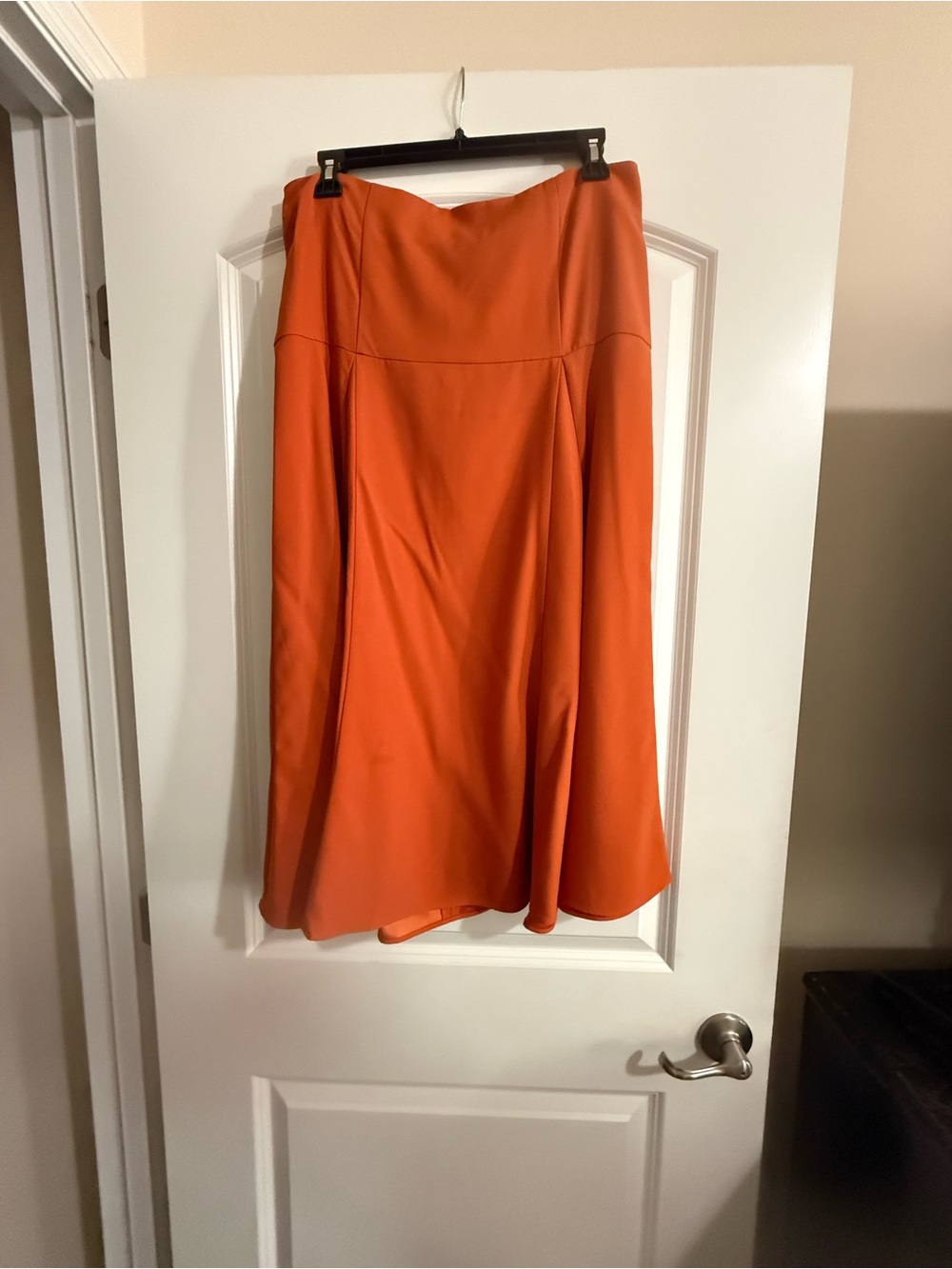 Ann Taylor Vibrant Orange A-Line Skirt